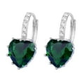 thumbnail image 2 of Valentine's Day Gifts for Woman Women Earrings Heart-Shaped Zircon Multi-Color Fashion Earrings I, 2 of 2