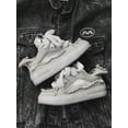 thumbnail image 2 of Spring And Autumn New Style Women's Casual Fashion Sneakers, Round Toe, Lace-up Low-top Comfortable Sports Street Style Shoes, 2 of 4