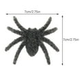 thumbnail image 3 of EUDIDV Halloween Ornaments Halloween Flocking Spider Horror Simulation With Burrs Fake Spider Props Bar Decoration Creepy Props, 3 of 7