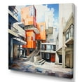 thumbnail image 2 of Designart "Colorful 0 Mid Century Architectural consistency III" Mid-century Wall Art Print, 2 of 5