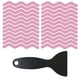 thumbnail image 1 of 1 juego de cinta de baño antideslizante con tiras de ducha para escalones de suelo y exteriores. Rosa, 1 of 8
