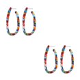 thumbnail image 1 of Jumpingount Pendientes colgantes, accesorios populares, pendientes geométricos, regalo de aniversario, decoraciones para mujer, gancho para la Vistoso 2Conjunto, 1 of 6