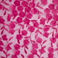 thumbnail image 3 of Zelouf Caryn 3D Flower Embroidery Mesh  , Sewing, DIY, Crafts Fabric by the Yard, Magenta | 24286, 7 Yard, 3 of 3