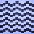 thumbnail image 1 of Ahgly Company Indoor Square Abstract Blue Contemporary Area Rugs, 3' Square, 1 of 4