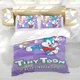 thumbnail image 5 of Tiny Toon Adventures Conjunto de sábanas temático, trío de piezas, cómodo y amigable con la piel, diseño único, regalo de decoración para el hogar para familiares, amigos y fans,173cm *218cm, 5 of 6