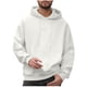 thumbnail image 2 of Sudadera con capucha para hombre, color liso, deportiva, de moda, holgada, con cremallera, cordón, bolsillo, manga larga, blusa de poliéster., 2 of 8