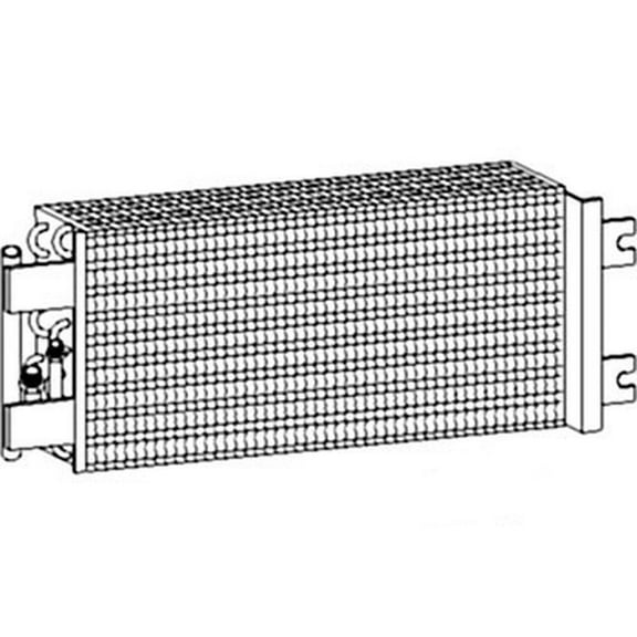 RAParts A184700 New Condenser Fits Case-IH Tractor Models 7110 7120 7130 7140  