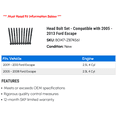 thumbnail image 2 of Head Bolt Set - Compatible with 2005 - 2013 Ford Escape 2006 2007 2008 2009 2010 2011 2012, 2 of 2