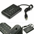 thumbnail image 4 of 10 Port Powered USB HUB 2.0 High Speed USB Splitter w For PC Ne Laptop A3V8, 4 of 9