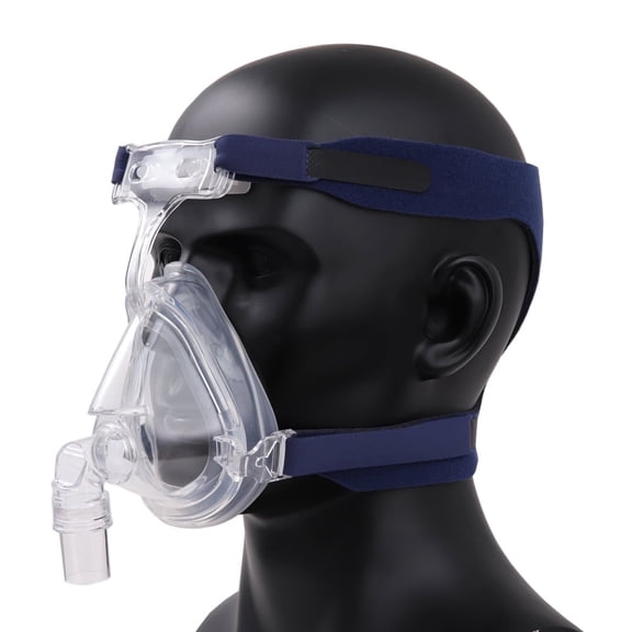 1 pack Universal Headgear Strap Replacement for Philips Respironics Headgear & ResMed C. P. A. P Supplies (Headgear Only)-Blue