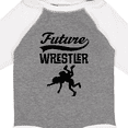 thumbnail image 4 of Inktastic Wrestling Future Wrestler Boys Long Sleeve Baby Bodysuit, 4 of 5