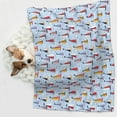 thumbnail image 6 of Naloa Sailboats And Seagulls Dog Blanket, 3 Sizes Cat Blanket for Indoor Cats Large Medium Small Dog Gifts-Large, 6 of 8