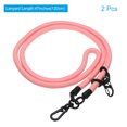 thumbnail image 2 of Unique Bargains Phone Lanyard with Lanyard Patch, Pink, 2 Pack, 2 of 4