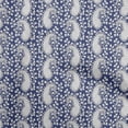 thumbnail image 1 of oneOone Cotton Poplin Medium Blue Fabric Block Sewing Material Print Fabric By The Yard 56 Inch Wide-T7, 1 of 5