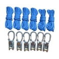 thumbnail image 1 of Almencla 6 Pieces Rope with Roller Tensioner Heavy Duty for Boating Guy Lines Camping, 1 of 8