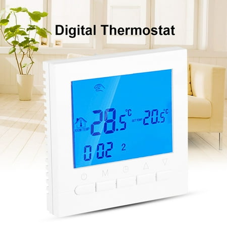 Tbest Programmable WiFi Wireless Heating Thermostat Digital LCD Screen App Control, Heating Thermostat, Wireless