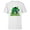 White, variant on Marvel Logo Hulk Four-Leaf Clovers Green St Patrick’s Day - Short Sleeve T-Shirt for Kids - Customized-White