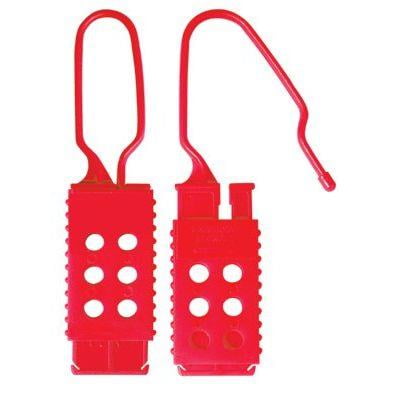 Master Coded Notebook Lock - Master Lock 428 Snap-On Lockout Hasp, 6 Lock