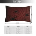 thumbnail image 2 of Kdxio Cotton Pillow Cases 14"x20" Pillowcases,Soft and Breathable Bedroom Pillow Cases-Spiders On A Web-No Pillow Core, 2 of 5