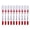 Red, variant on 10 Pack Double Head Marker Set for Workshop Line Writing and Labels