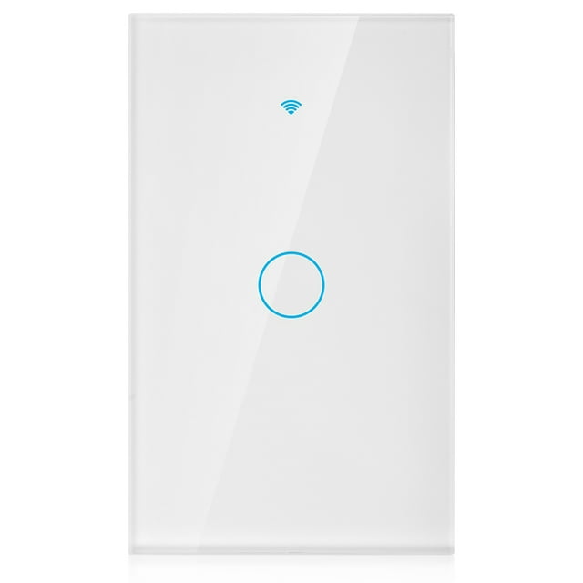 Touch Screen Voice Control LED Backlight Design Smart Light Switch, WiFi Switch, For For