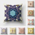 thumbnail image 3 of HEVIRGO Coussin de Taille Fleur Colorée Symétrique Style Mexicain Rétro, 3 of 10