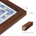 thumbnail image 2 of Toile de Jouy I -Framed Print w/glass-Chestnut, 2 of 7