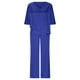 thumbnail image 4 of Traje de dos piezas para mujer: camisa y pantalones de cintura alta, poliéster, elegante/festivo, madre de la novia, tallas grandes, 4 of 5