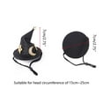 thumbnail image 5 of TERGAYEE Chicken Hats for Hens,Mini Pets Accessories,Moon Star Chicken Top Hat with Adjustable Elastic Chin Strap,Halloween Witch Hat Decorati, 5 of 7