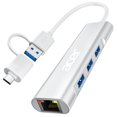 thumbnail image 1 of Adaptador USB C a Ethernet 4 en 1 Hub 3 USB-A 3.1 para Acer, 1 of 7