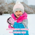 thumbnail image 4 of MoKo Toddlers Winter Mittens, Waterproof Skiing Gloves with Zipper for 2-5 years Girls Boys, 4 of 7