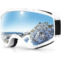 Ski Goggles OTG - Over Glasses Snow/Snowboard Goggles for Men, Women & Youth - 100% UV Protection