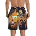 thumbnail image 3 of Cuphead Devil Men's Beach Shorts Swim Trunks Casual Quick Dry Board Shorts Swimwear with Mesh Lined and Pockets, 3 of 8