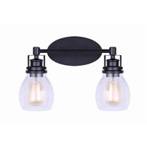 IVL705A02BK-Canarm Inc-Carson - 2 Light Bath Vanity-10.25 Inches Tall and 7.25 Inches Wide-Metal Finish