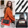 thumbnail image 6 of Case for Samsung Galaxy Tab S10 Lite/S10 FE/S9 FE/S9, 360 Rotating Stand Handle Shoulder Strap Heavy Duty Shockproof Cover, Red, 6 of 7