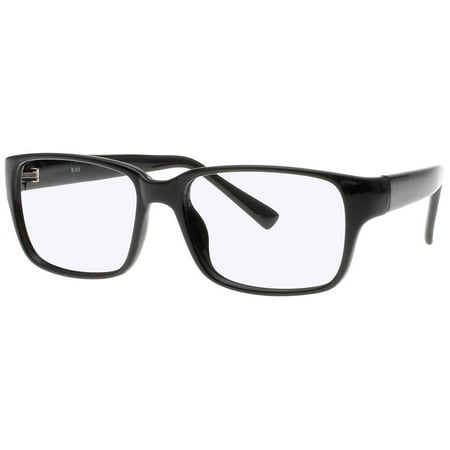 Computer Glasses with Sheer Vision Clear Double Sided AR Scratch Resistant Lenses - Sturdy Plastic Frame - 54/38-19-140