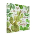 thumbnail image 2 of Cora Niele 'Life is like a Cactus' Canvas Art, 2 of 3