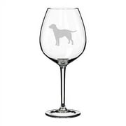 Wine Glass Goblet Lab Labrador Retriever (20 oz Jumbo)