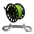 thumbnail image 4 of keepw 30m Aluminum Alloy Cave Diving Finger Spool Guide Line Reel Black, 4 of 6