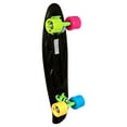 thumbnail image 4 of Maui and Sons 22 inch Black Cookie Logo Retro Cruiser Skateboard, 60mm Diameter PU Wheels, 4 of 10