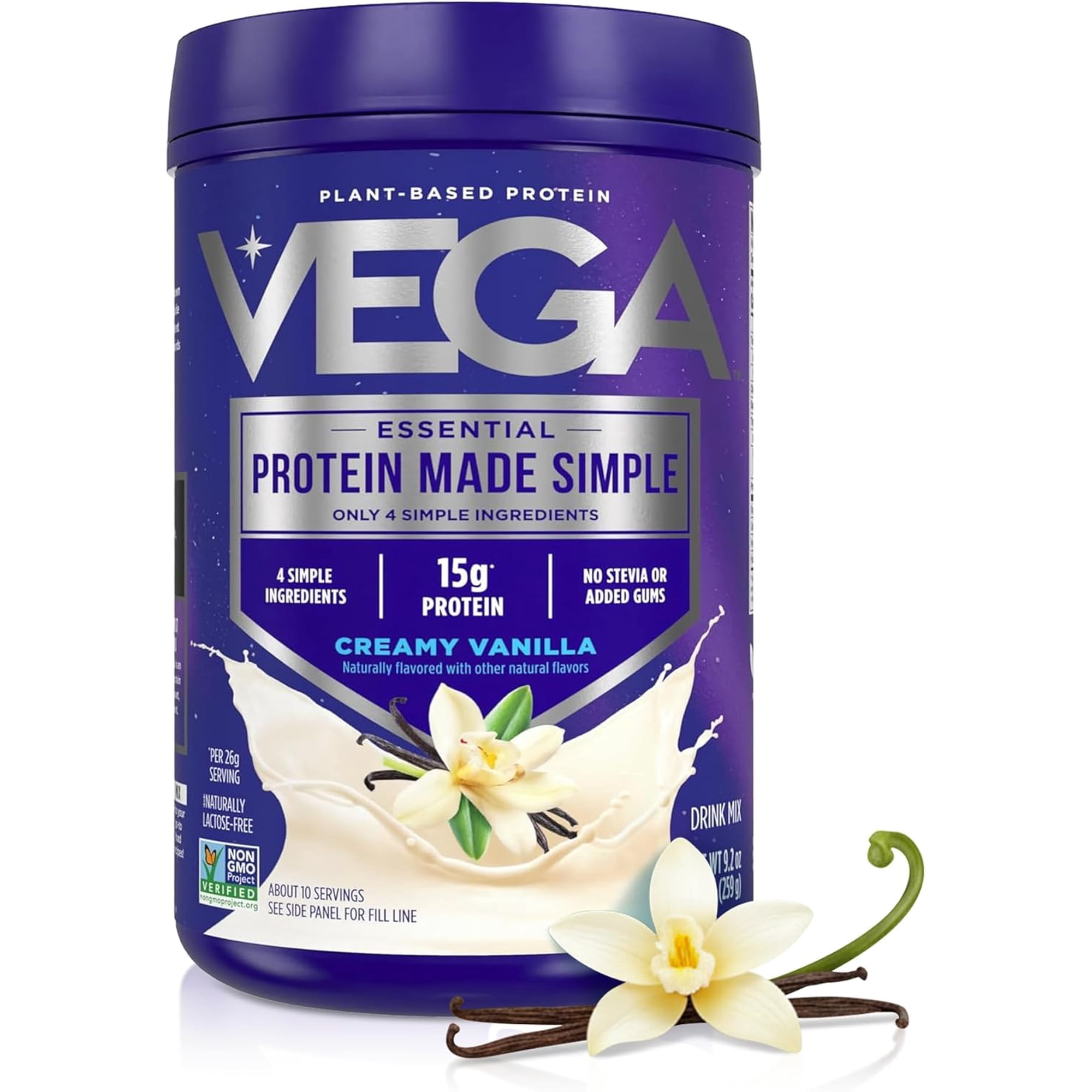 (Pack Of 3) Vega Protein Made Simple Creamy Vanilla 9.2 Oz