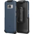 thumbnail image 1 of Galaxy S8 Plus Belt Case and Holster Clip (secure fit) SlimShield Armor By Encased (Samsung S8+) (Deep Blue), 1 of 7