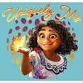 thumbnail image 2 of Girl's Encanto Mirable Uniquely Me  Graphic Tee Tahiti Blue X Small, 2 of 4