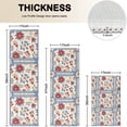 thumbnail image 4 of Pioneer Flower Floral Print Pattern Kitchen Rugs Sets Of 3,Kitchen Runner Rugs Non Skid Washable,Decorative Kitchen Floor Mats for Kitchen,Sink,Laundry,17X30 Inch + 17X47 Inch + 17X59 Inch, 4 of 6