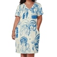 thumbnail image 3 of Vestido azul holgado con bolsillos de Babes & Bouffants Vestidos para mujer 2025 Vestido largo para mujer Vestidos de noche elegantes y chic para mujer, 3 of 7
