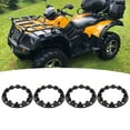 thumbnail image 1 of Wheel Hub Trim Cover Hubcaps Universal Fit Durable Plastic Decorative Side Tire Protection Rim Cap for ATV Go Kart 4Pcs, 1 of 7