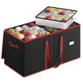 thumbnail image 1 of Caja de almacenamiento para adornos navideños SONGMICS Ink Black URFB035B01, 1 of 7
