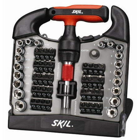 Skil Skil Hand Tools 59 Piece Ratcheting T-Handle Screwdriver Set