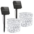 thumbnail image 1 of Cadena de luces solares Minetom de 2 x 33 pies, 200 LED, impermeables, 1 of 9