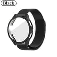 thumbnail image 1 of Correa de Metal para Samsung Galaxy Watch 4, 5, 6, Active 2, 40mm, 44mm, pulsera de repuesto de bucle magnético milanés clásico, 1 of 4